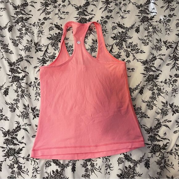 lululemon cool racerback tank light pink size 6 - Picture 2 of 5